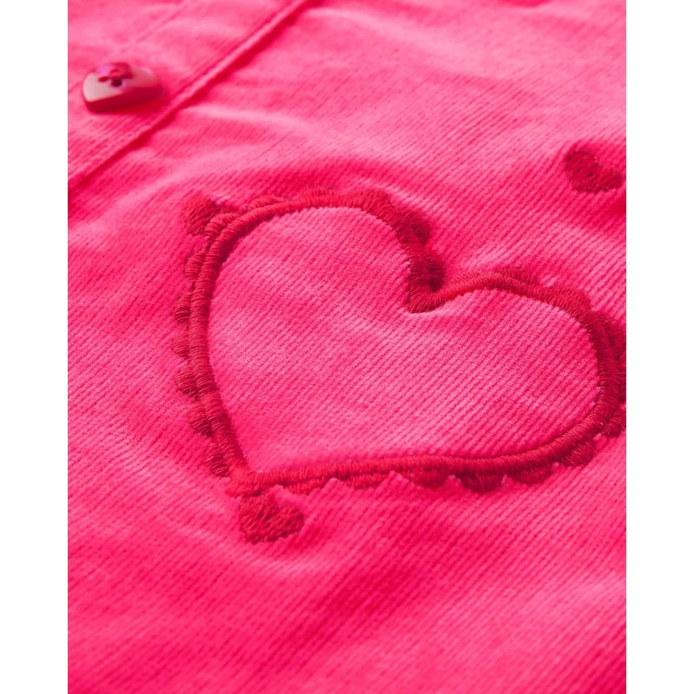 Gymboree Girls Pink Heart Bag & Embroidered Dress Outfit Size 10 NEW